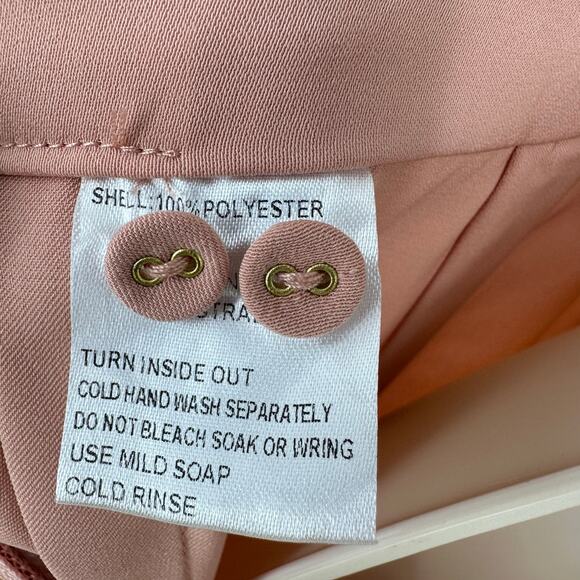 Shona Joy Core Knot Draped Dress Size 4 The Iconic Nude Pink Wedding Guest Party - Picture 7 of 10